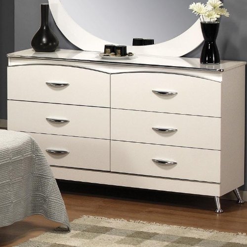 Home Line B698D Contemporary 6 Drawer Dresser