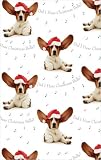 Produkt-Bild: Geschenkpapier Weihnachten mit Anh&auml;nger Christmas Bells - Basset Hound