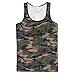 Ouye Men's Camouflage Tank Top Vest Medium