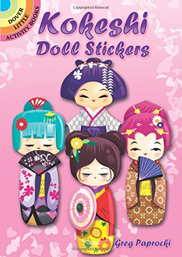 Kokeshi Doll Stickers (Dover Little Activity Books Stickers)