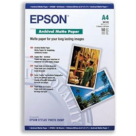 Epson Archival Matte Photo Paper A4 Ref C13S041342 [50 Sheets]