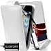 SUPERGETS� High Quality Apple Ipod Touch 4G 4TH 5G 5TH (2010,2011,2012) Generation Leather Flip Case White And LCD Screen Protector