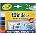 BIN588171 Window Markers, Washable, Nontoxic, 4/BX, Assorted (BIN588171).