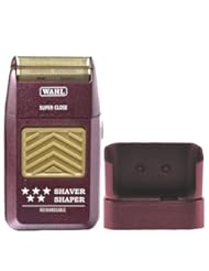 Health and Beauty: Wahl 5-Star Rechargeable Mens Foil Shaver with Bump Prevent Technology, and Close Cutting Hypoallergenic Gold Foil Shaving Head, Features a Convenient Trimming Function, Rechargeable Stand, Cleaning Brush and Operating Instructions Included - Wahl