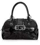G by GUESS JoJo Box Satchel, BLACK