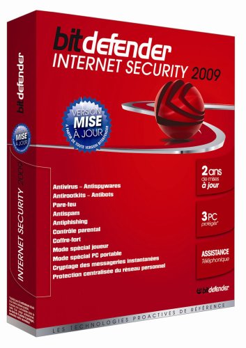 Mise à jour BitDefender Internet Security 2009 - 2 ans 3 postes