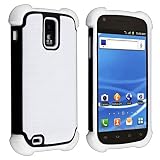 Hybrid Armor Case for Samsung Galaxy S II S2 Hercules aka T-Mobile T989, White/ Black