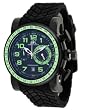 Adee kaye AK7233-MIPB Green Men's Black Dial Quartz Watch