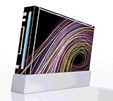 Color Swirls Decorative Protector Skin Decal Sticker for Nintendo Wii Conso ....