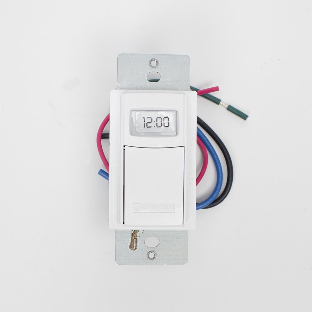 Intermatic ST01 Self Adjusting Wall Switch Timer, White , New, Free