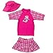 UV SKINZ UPF 50+ Girls' 3-Piece Swim Set