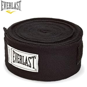 Everlast Boxing Hand Wraps Black 180