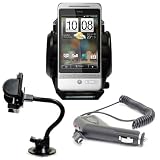 Brand New XYLO ACCESSORIES Car Kit: Windscreen Suction Mount Holder and In Car Charger for the HTC HERO