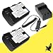 Two Halcyon 2400 mAH Lithium Ion Replacement Battery and Charger Kit for Canon EOS 5D Mark II 22.0 MP Digital SLR Camera and Canon LP-E6