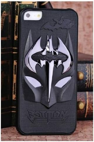Sole Trader at New Iphone 5 Protective Case Grey Batman Aluminum Metal Skin Cover in Black