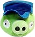 Piglet with Engineer Hat: ~6" Angry Birds Piglet with Hat Mini-Plush Series (No Sound)_s-1