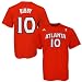Search : adidas Atlanta Hawks #10 Mike Bibby Red Player T-shirt