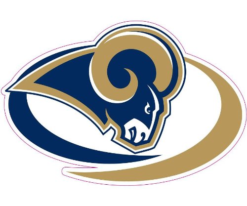 St. Louis Rams Car Magnet Decal (12 -inch)