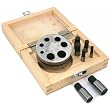 7 Disc Cutters Jewelers Holder Metalworking Punches