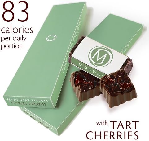DARK SECRET chocolate with Tart Cherries - Two 7 Day Boxes