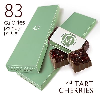 DARK SECRET chocolate with Tart Cherries - Two 7 Day Boxes