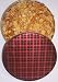 Gourmet Food : Scott's Cakes Cereal Snack Mix in a Large Plaid Tin