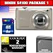 Nikon COOLPIX S4100 14 MP Digital Camera with 5x NIKKOR Wide-Angle Optical Zoom Lens and 3-Inch Touch-Panel LCD (Silver) Package 1