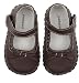 Pediped Originals * Isabella -- Choc Brown * Soft Leather-Soled Shoes! MEDIUM (US size: 5-5.5 / 12-18 months / EU Size 20) Image