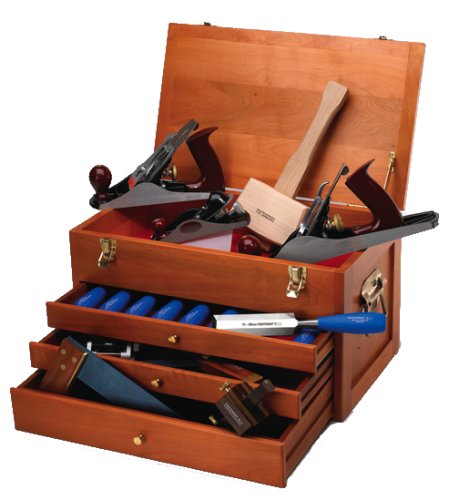Footprint 318FSK Three-Drawer Wood Tool Chest with 17 Footprint Tools