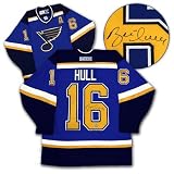 Brett Hull Autographed Uniform - St. Louis Blues - Autographed NHL Jerseys