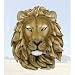 Lion Head Wall Mounted Fake Statue Indoor Outdoor Room