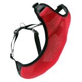 3-in-1 Vest Harness - Red Airmesh - Small (15-25lbs)