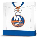 NHL New York Islanders White Jersey Canvas Print (12 x 12)