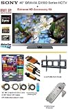 Brand New Sony Bravia KDL 40EX500 Series HDTV 1080p LCD HDTV With The Extreme HD Sony Accessory Kit Includes Professional Super Slim Flat Mount + 6FT Hdmi 1.3B Cables, 6FT Audio Interconnect Cable Screen Cleaner + Surge Protector 51dH6KoZ6gL. SL160 Brand New Sony Bravia KDL 40EX500 Series HDTV 1080p LCD HDTV With The Extreme HD Sony Accessory Kit Includes Professional Super Slim Flat Mount + 6FT Hdmi 1.3B Cables, 6FT Audio Interconnect Cable Screen Cleaner + Surge Protector