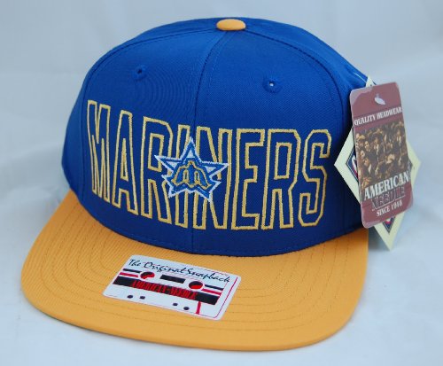 Seattle Mariners Retro Two-Tone Flat-Billed The Original Snapback Cap by American Needle