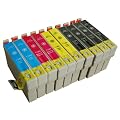 10 TINTEN (4x T1281 2 x T1282 2x T1283 2x T1284)f�r Epson Stylus mit Chip