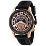 Stuhrling Original Men's 247.3324B61 Classic 'Baily' Automatic Retrograde Rubber Strap Watch