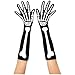 Skeleton Gloves, Halloween Gloves and Socks Halloween Costume Long Arm for Dress Costumes