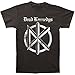 Dead Kennedys Distressed Old English Logo Print Men's Cotton Shirt