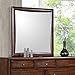 Coaster Home Furnishings Hillary Rectangular Dresser Mirror, Warm Brown