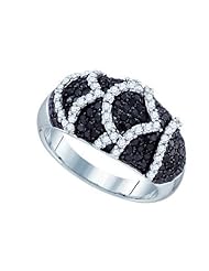 1.13CTW BLACK DIAMOND FASHION BAND