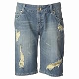 アルバローザ（ALBA　ROSA） パンツ（クラッシュハーフデニムパンツ） レディス