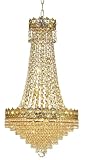 Vienna Full Spectrum™ 18 Wide Gold Crystal Chandelier