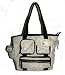 Franco Sarto White Oversized Linden Handbag with Umbrella