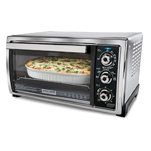 Black & Decker TO1006SC Convection Countertop Oven with Dual-Position Rack Slots