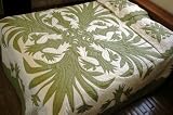 Bird of Paradise Quilt Comf, Lt Green