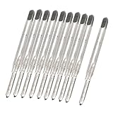 uxcell マシンテーパタップ　2mm　3つフルート　HSS鋼　ねじ　山タップ 10個