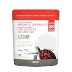 Attitude Automatic Dishwasher Detergent, water-soluble pouches, 26-loads Bags (Pack of 6)