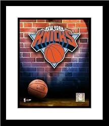 New York Knicks NBA Framed 8x10 Photograph Team Logo and Basketball