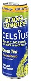 Celsius Calorie Burner, Green Tea Peach Mango, 12-Ounce Cans (Pack of 24)